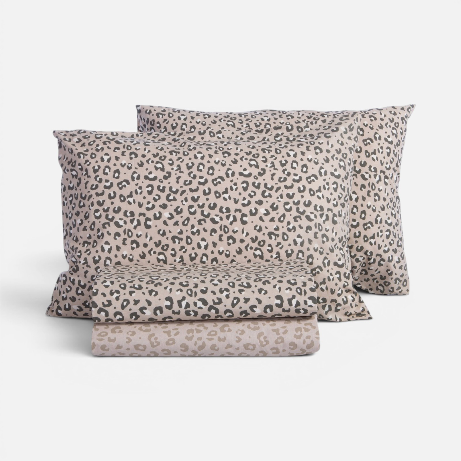 Σεντόνια Μονά Nef-Nef Homeware (Σετ) Βαμβακερά Wild 170X270 Beige