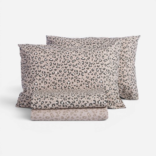 Σεντόνια Μονά Nef-Nef Homeware (Σετ) Βαμβακερά Wild 170X270 Beige