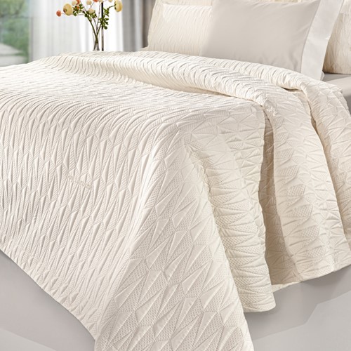 Kουβερλί Υπέρδιπλο Guy Laroche (Σετ) Ruby 240x250 Ivory