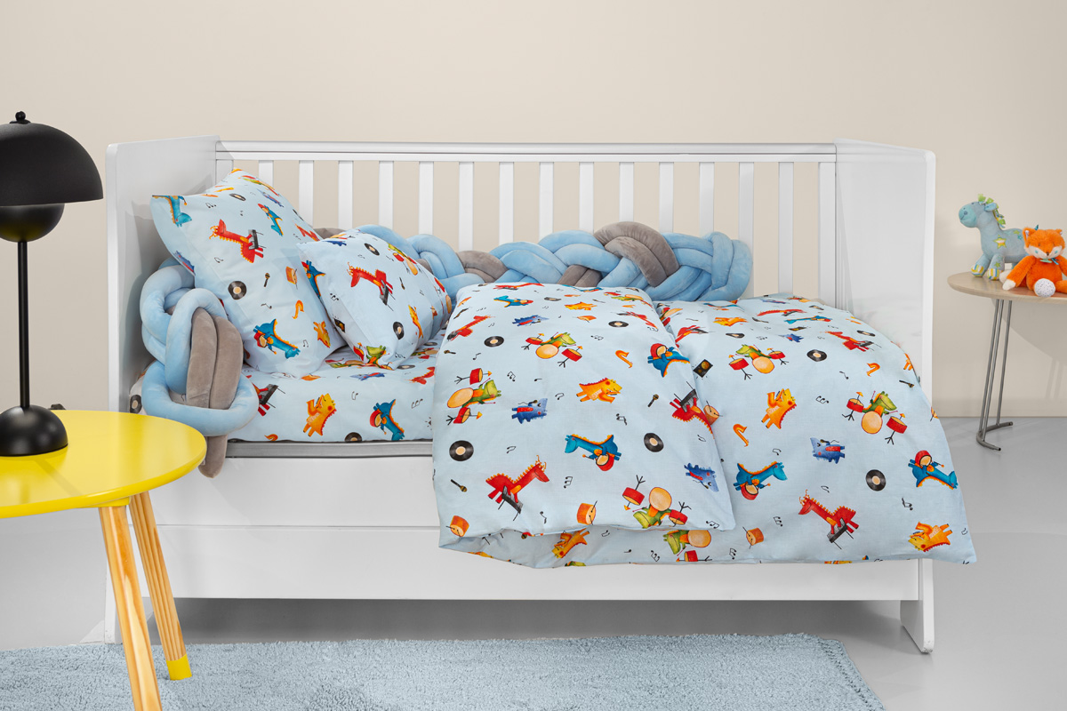 Βρεφικά Σεντόνια Guy Laroche Band Sky 115X170