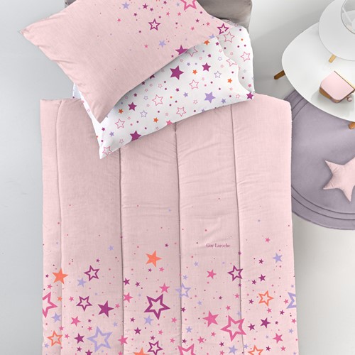 Παιδικό Κουβερλί Guy Laroche Starland Pink 160Χ230 Suede