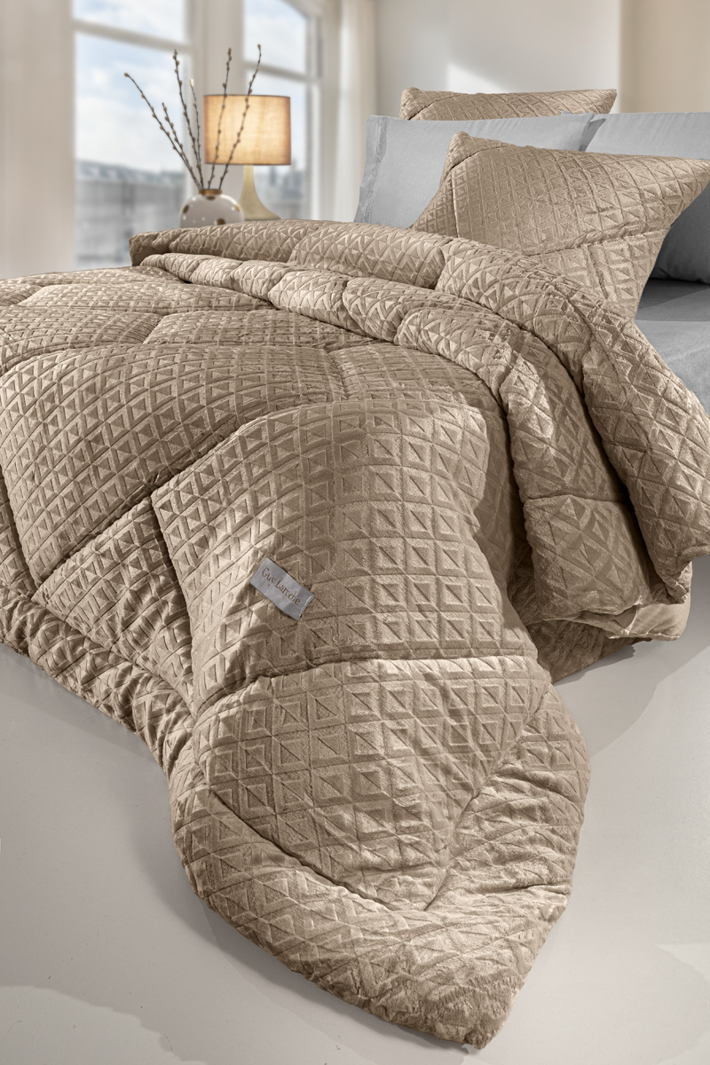 Κουβερτοπάπλωμα Μονό Guy Laroche Profile Camel 160x240