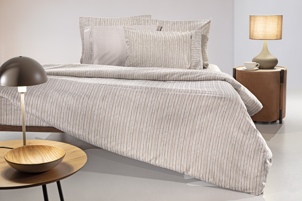 Σεντόνια Φανελενια Υπέρδιπλα Guy Laroche (Σετ)  με λάστιχο Alpina 165X200+35 