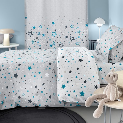 Παιδικά Σεντόνια Guy Laroche (Σετ) Starland Silver 100X200+28 Με Λάστιχο