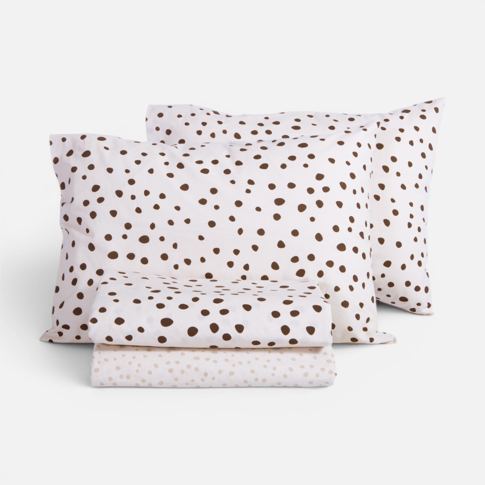 Μονά Σεντόνια Nef-Nef Homeware (Σετ) Βαμβακερά με Λάστιχο Trust 170Χ270 Ecru