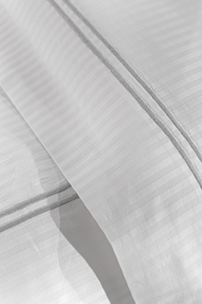 Σεντόνια King Size Guy Laroche (Σετ) Nice White - L.Silver 270X280 