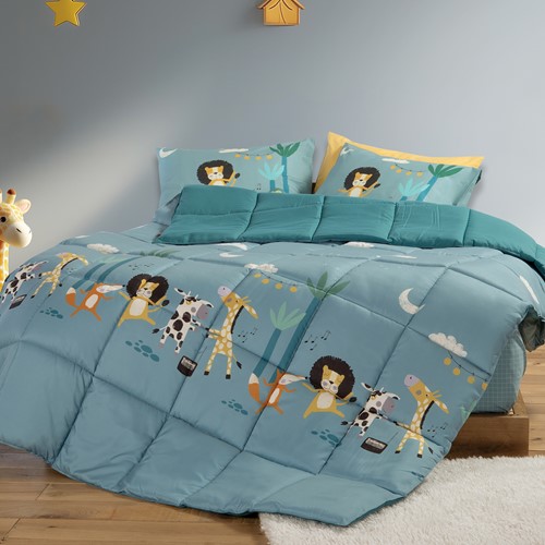 Παιδικό Πάπλωμα Nef-Nef Homeware Wild Dance 160x220 Petrol