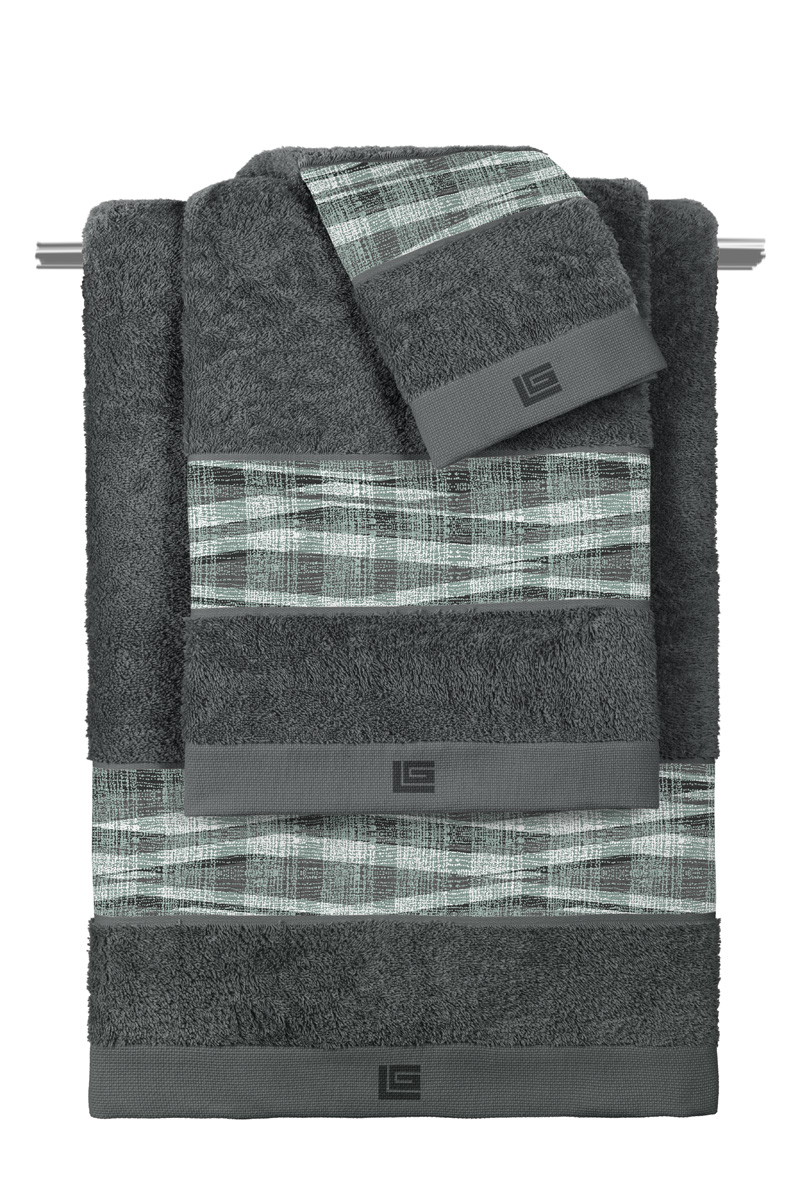 Σετ Πετσέτες Guy Laroche Active Mint/Anthracite (3τμχ)   