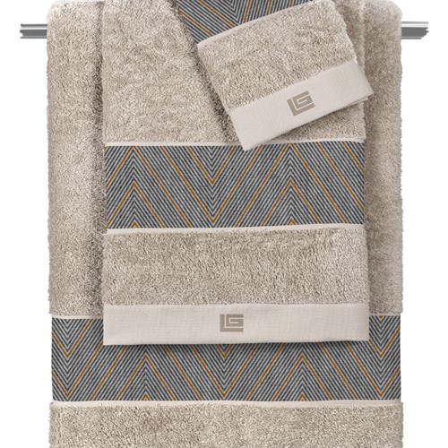 Σετ Πετσέτες Guy Laroche Canyon Anthracite/Natural (3τμχ)