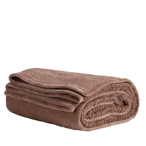 Κουβερλί Υπέρδιπλο Nef-Nef Homeware Elements -Brave 230x240 Mocca
