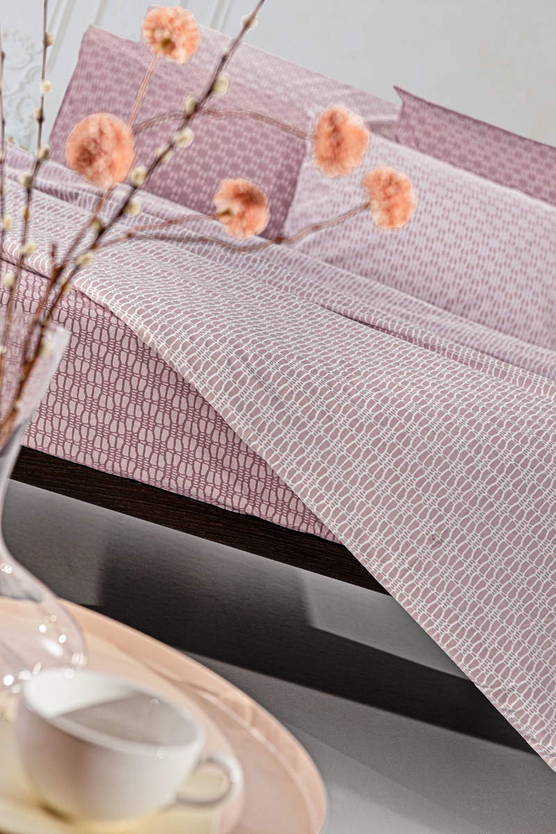 Σεντόνια King Size Guy Laroche (Σετ) Sandy Old Pink 270X265