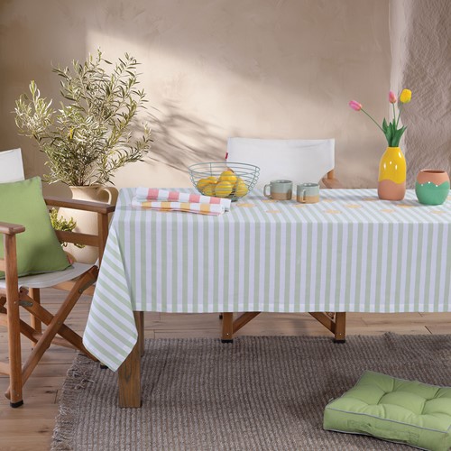 Τραπεζομάντηλο Nef-Nef Homeware Lemonade 140X140 Mint
