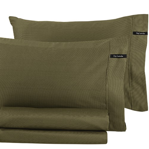Ζεύγος Μαξιλαροθήκες Guy laroche Minimal Khaki 50X70