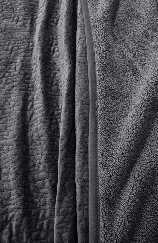 Κουβέρτα Ημίδιπλη Guy Laroche (Σετ) Bolzano 180X220 Anthracite