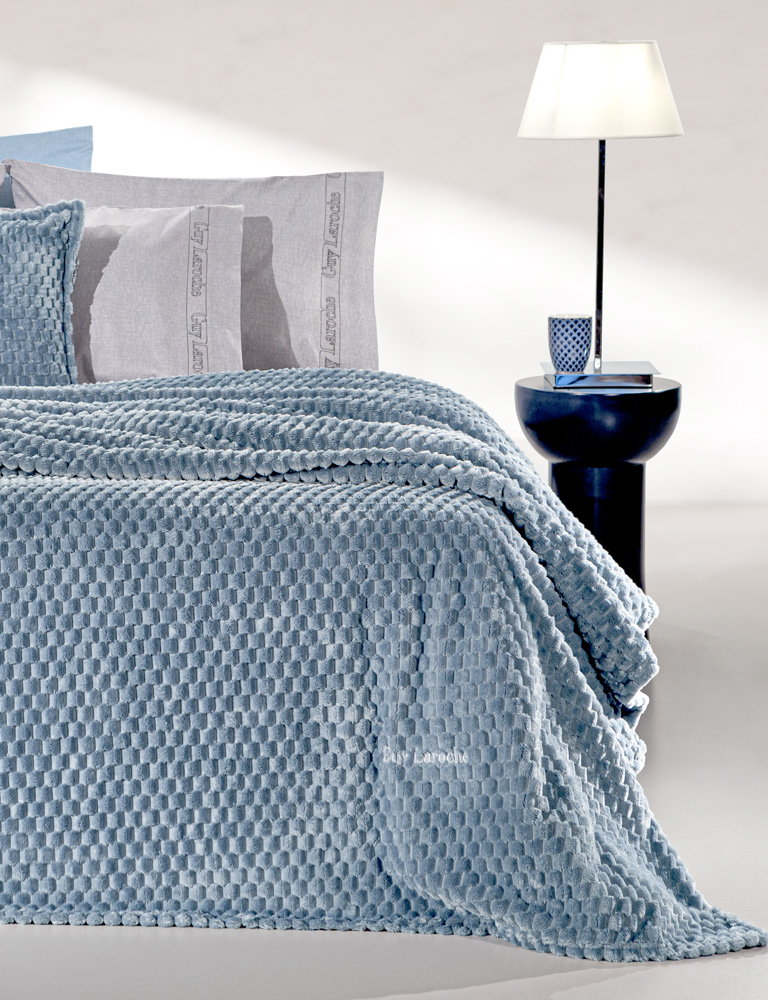 Κουβέρτα Υπέρδιπλη Guy Laroche Smoothie 220x240 Blue