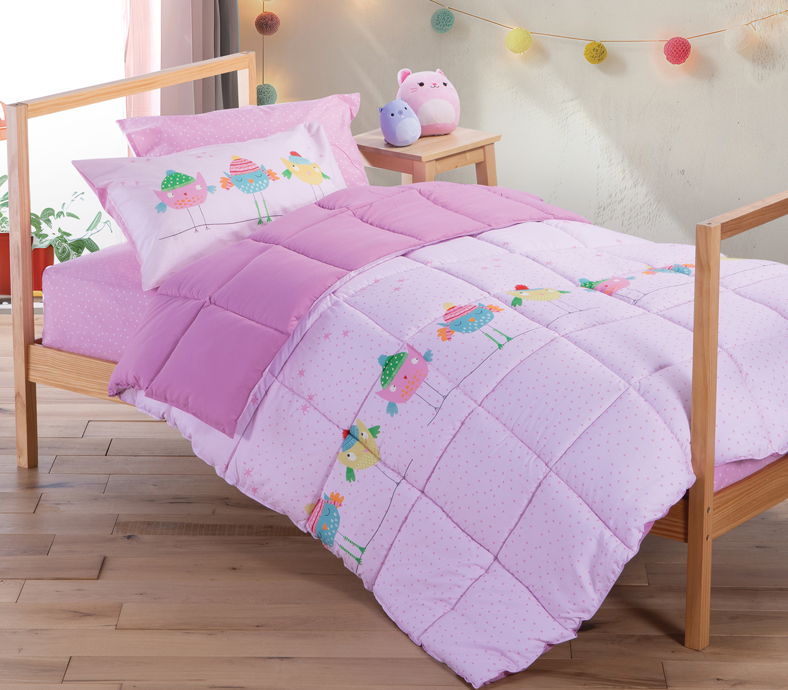 Παιδικό Πάπλωμα Nef-Nef Homeware 160X220 Tweet so Sweet-Lovely 