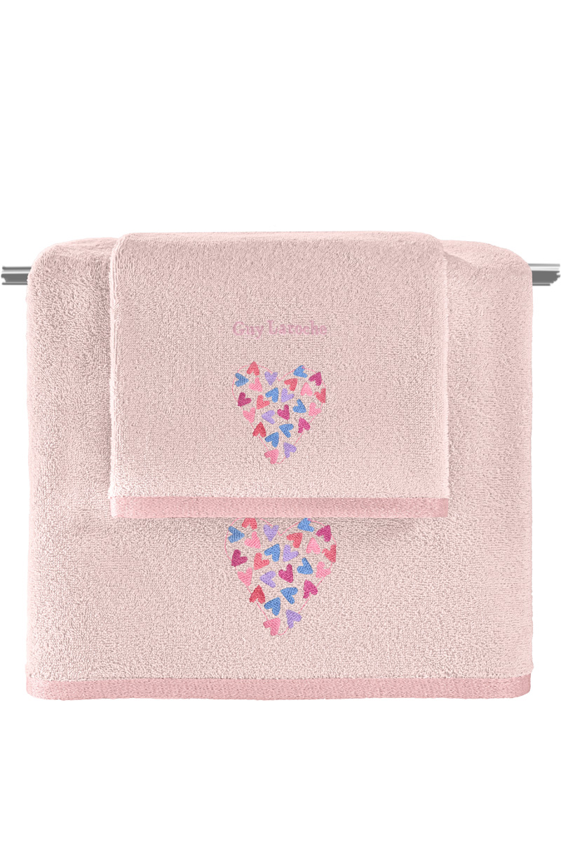 Σετ Πετσέτες Guy Laroche (Σετ) Amore Pink 