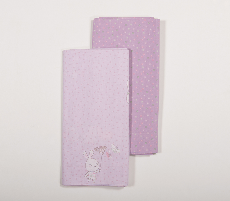 Βρεφικά Σεντόνια Λίκνου Nef-Nef Homeware Best Friends Mauve