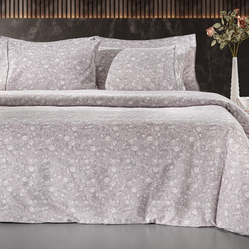 Παπλωματοθήκη Φανελένια Υπερδιπλη Guy Laroche (Σετ) Elodie Melanze 225X245