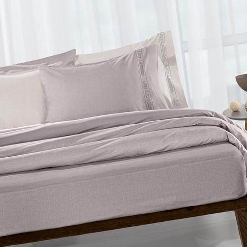 Σεντόνι Διπλό Μεμονωμένο Guy Laroche Color Plus Melanze 140X200+32 Με Λάστιχο