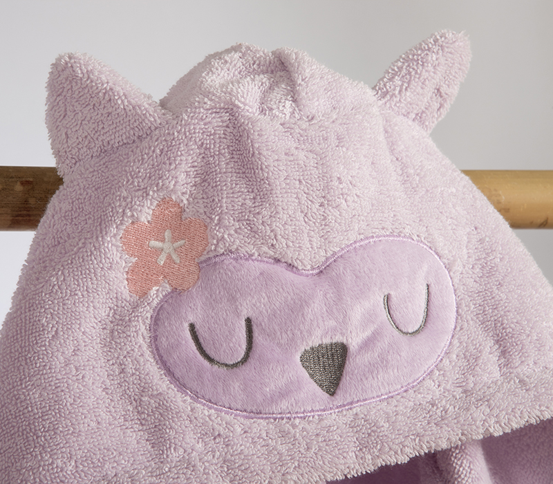 Βρεφικό Μπουρνούζι Nef-Nef Homeware Best Friends Levander 04