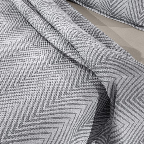 Κουβερλί King Size Guy Laroche (Σετ) Vera Smoke 250X240