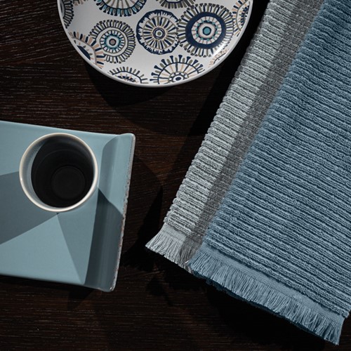 Πετσέτες Κουζίνας Guy Laroche (Σετ) Tissus Navy blue 40X60