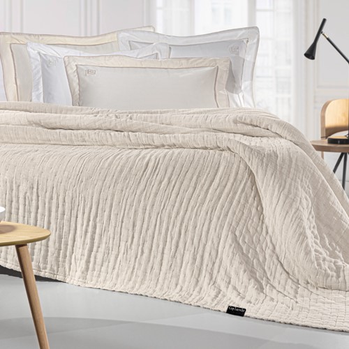 Κουβερλί King Size Guy Laroche Must Νatural-Sand 270X250 (Διπλής Όψης)