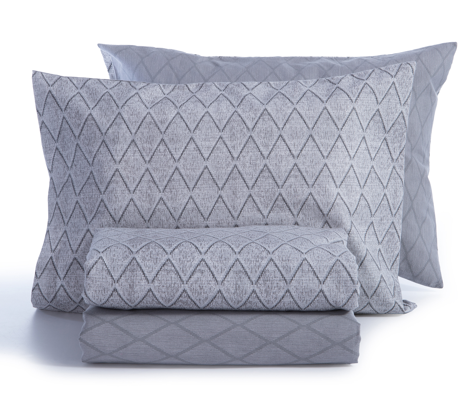  Φανελένια Σεντόνια Nef-Nef Homeware Μονά (Σετ) Torredo 160X260 Grey