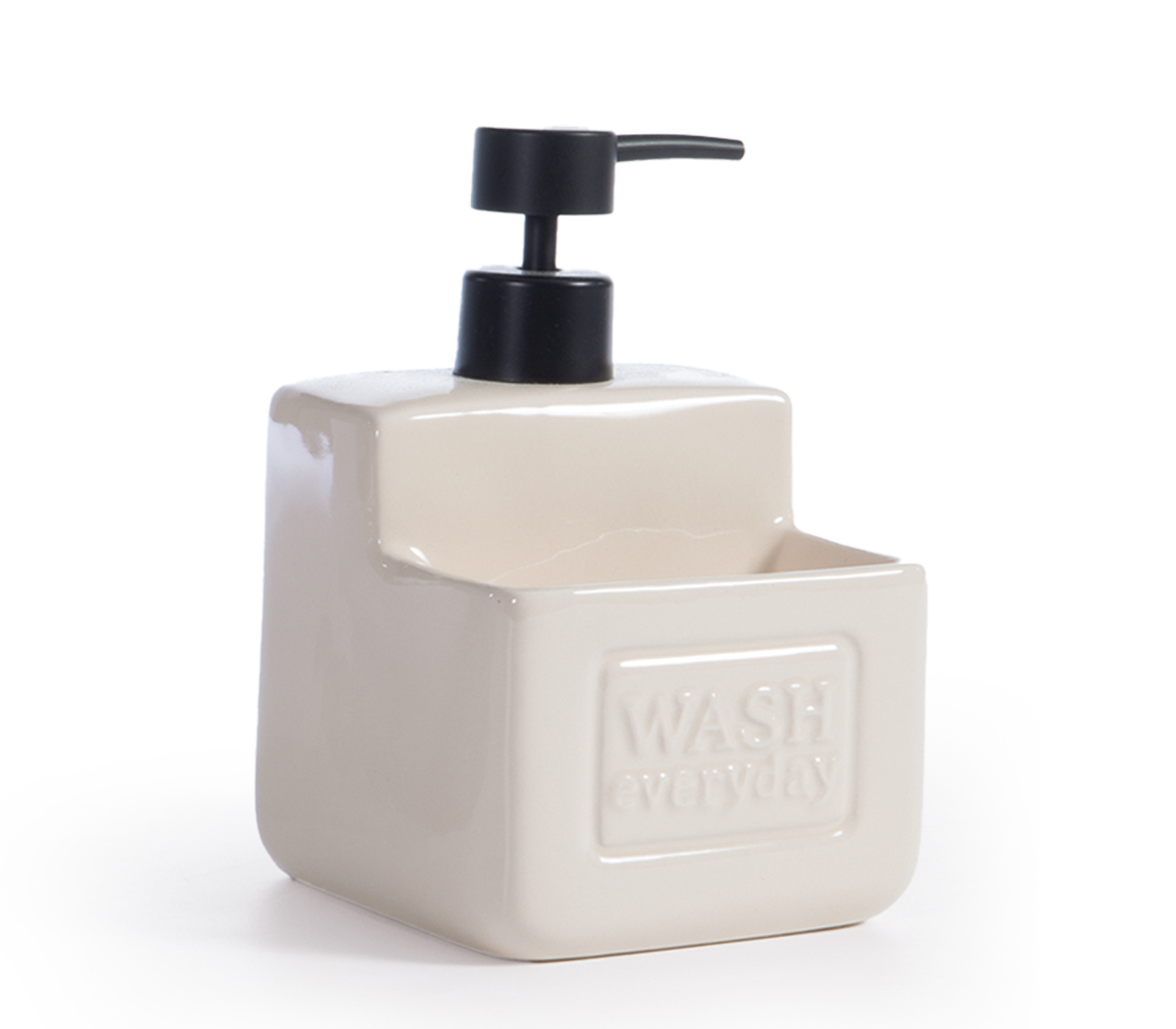 Δοχείο Κρεμοσάπουνου Nef-Nef Homeware Clean Off White