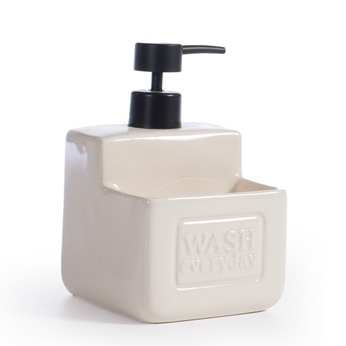 Δοχείο Κρεμοσάπουνου Nef-Nef Homeware Clean Off White