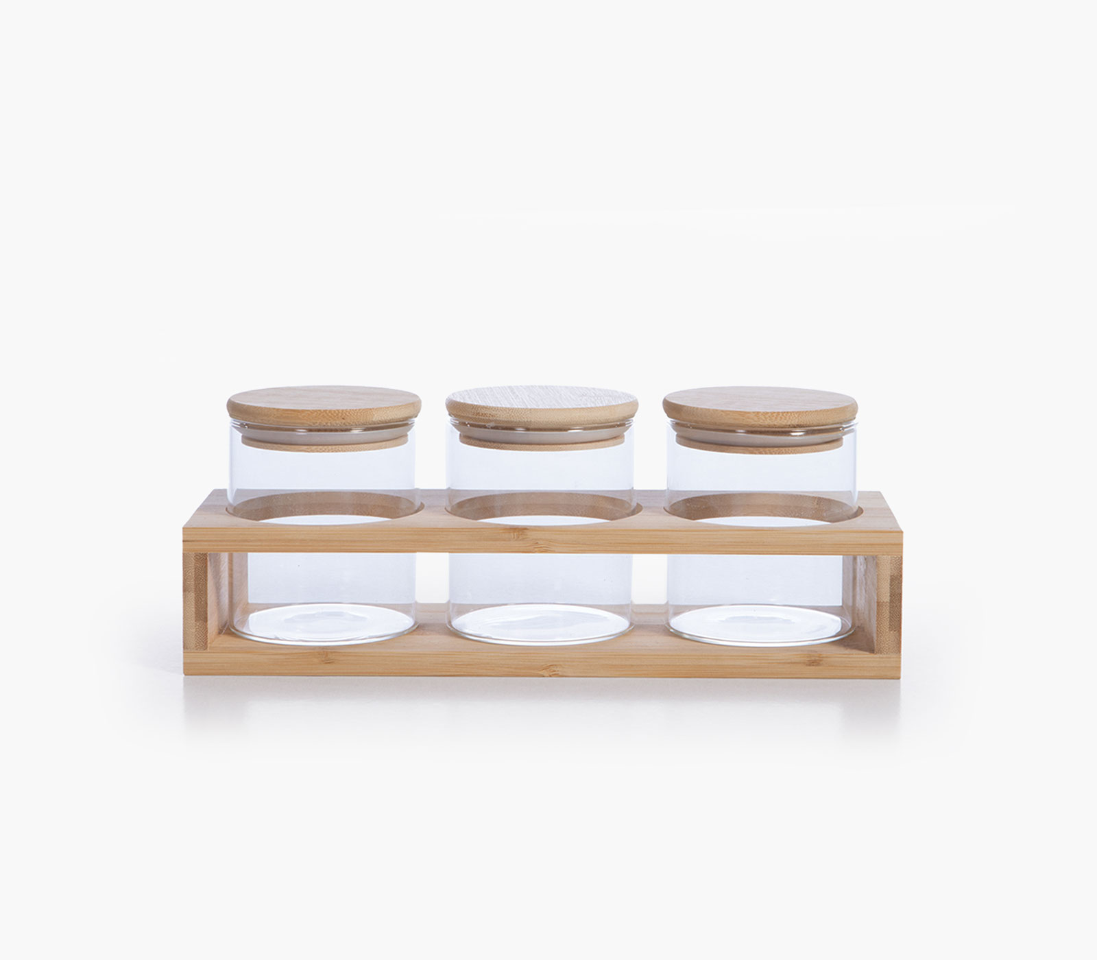 Βάζο Με Καπάκι Nef-Nef Homeware Fonten (3τμχ) 8X9,2-10,3