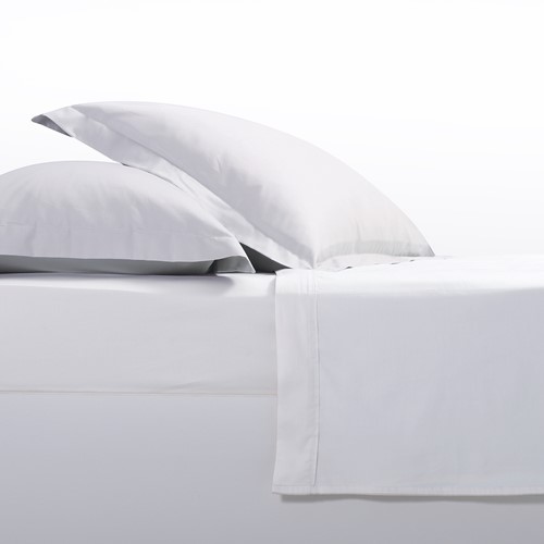 Σεντόνι Μεμονωμένο King Size Nef-Nef Homeware Με Λάστιχο Βαμβακοσατέν Elements 24 180Χ200+35 White