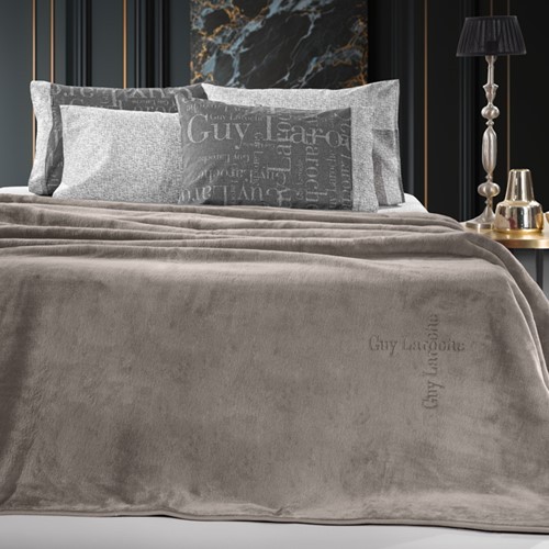 Κουβέρτα Μονή Guy Laroche Logo Vison 160x220