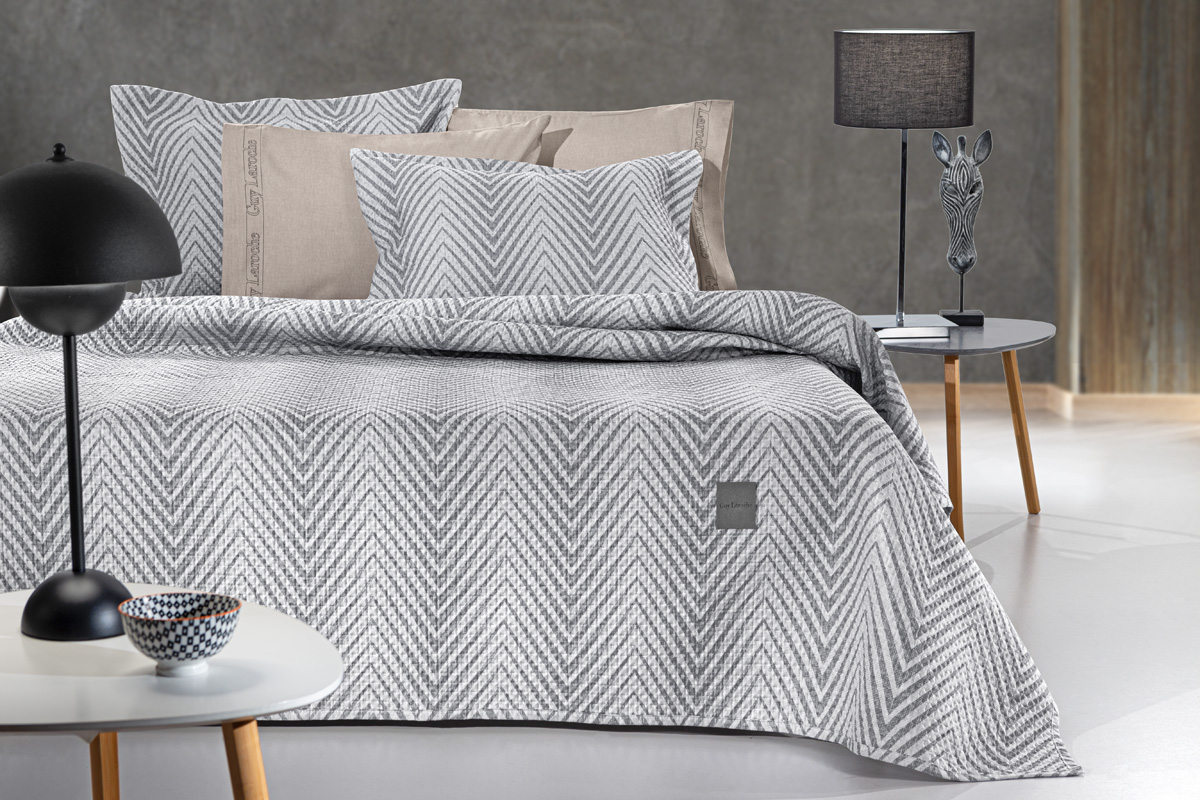 Κουβερλί Ημίδιπλο Guy Laroche (Σετ) Vera Smoke 180X240