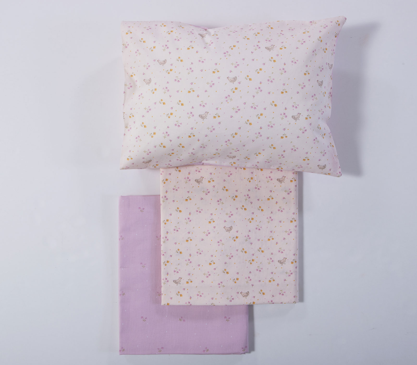 Βρεφικά Σεντόνια Kούνιας Nef-Nef Homeware (3ΤΜΧ) Cute & Sweet Ecru 