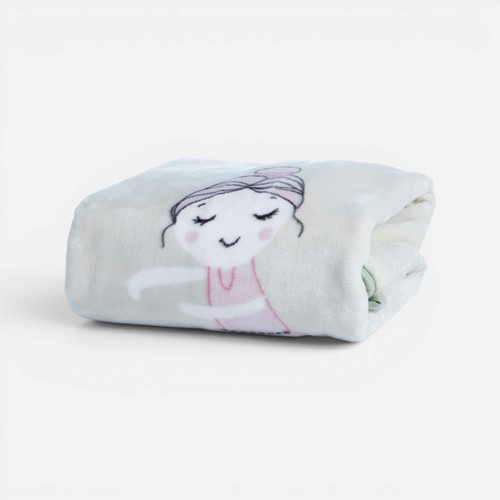 Βρεφική Κουβέρτα Αγκαλιάς Nef-Nef Homeware Ballerine World 75x100