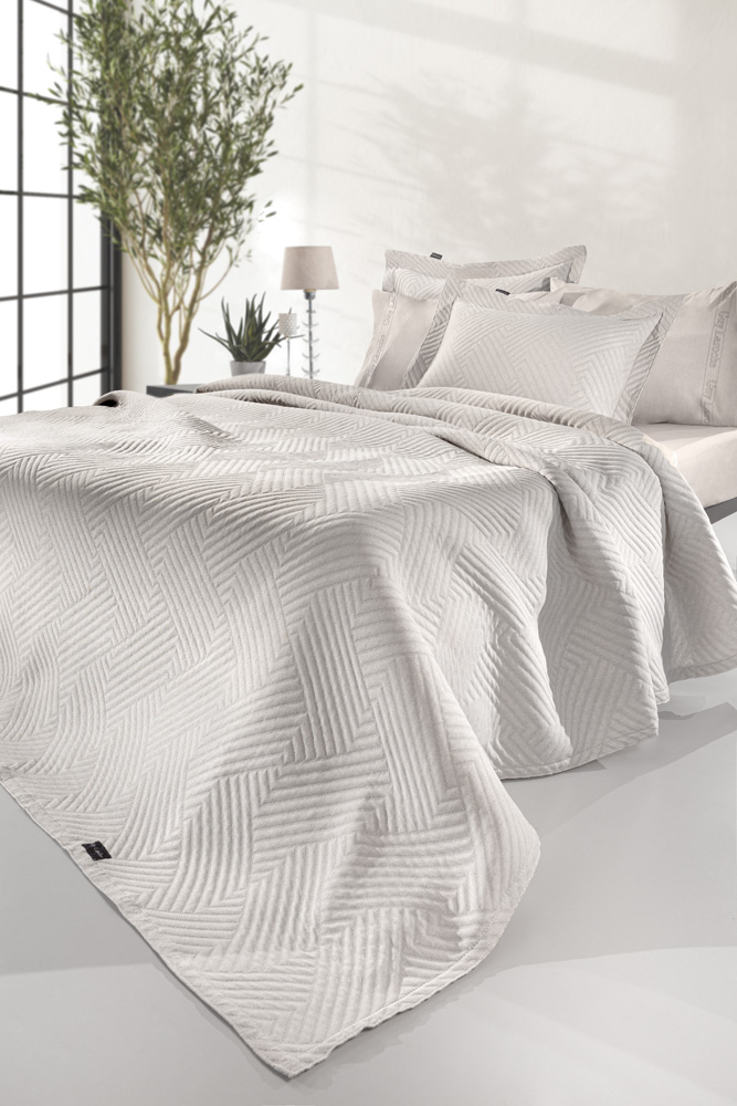 Κουβέρτα Μονή Guy Laroche Lupo 180X260 Natural 