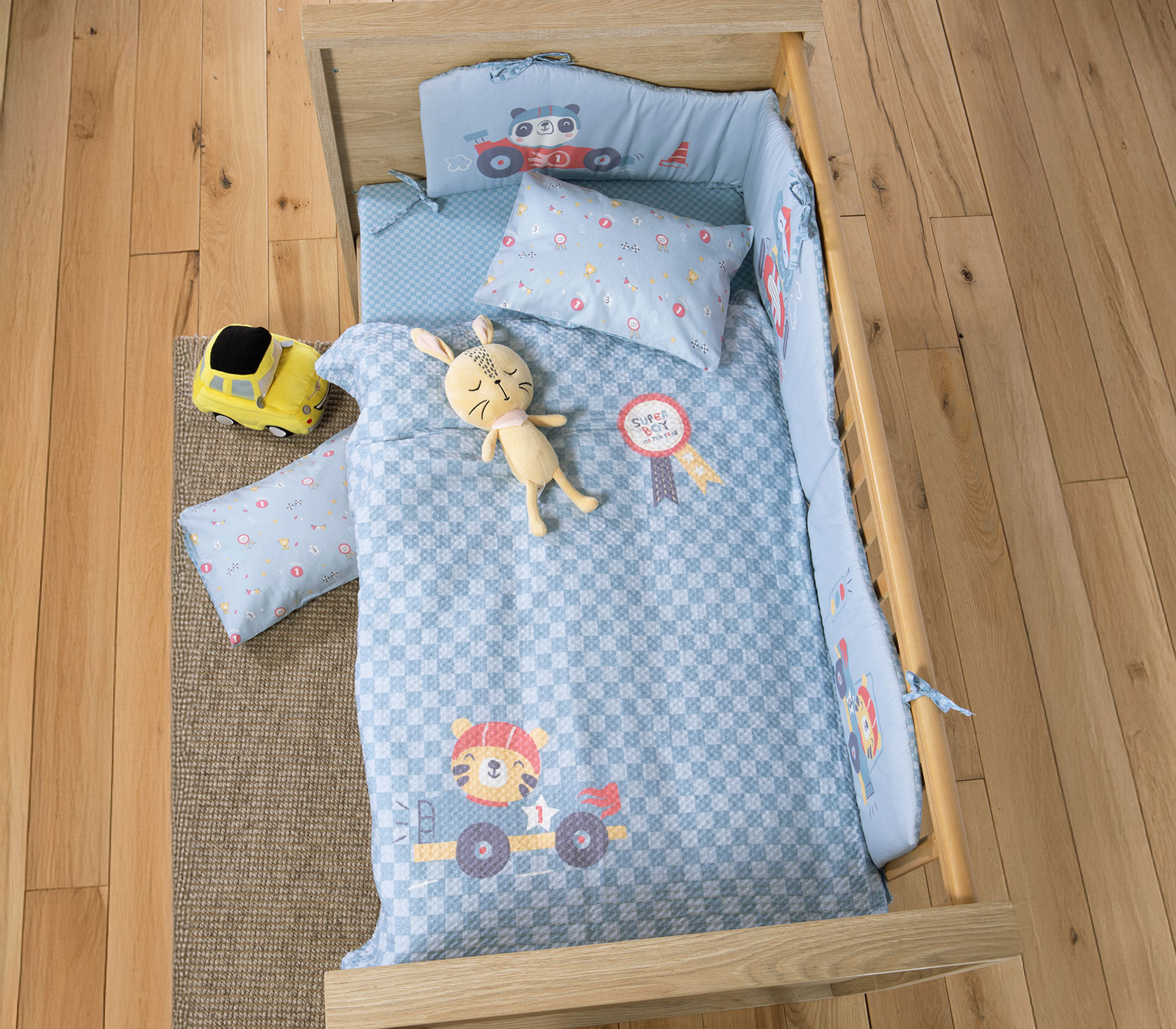 Βρεφική Κουβέρτα Πικε Nef-Nef Homeware Super Boy 80X110 Blue