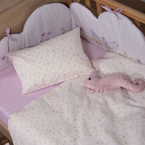 Βρεφική Κουβέρτα Πικε Nef-Nef Homeware Cute & Sweet 110x150 Lilac
