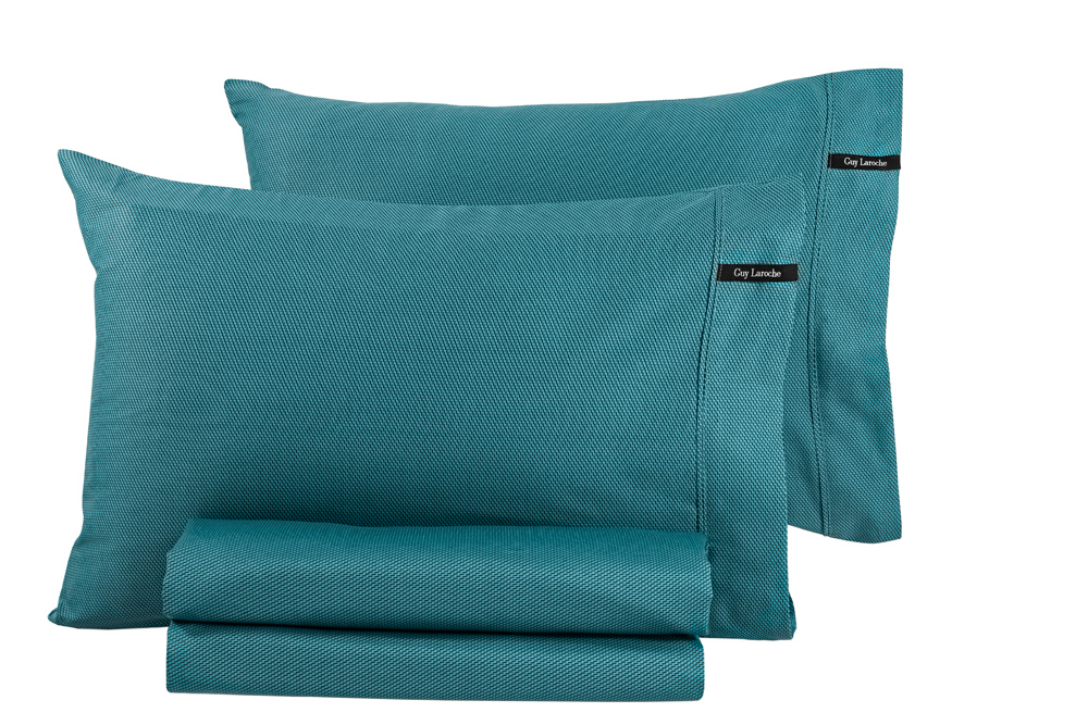 Ζεύγος Μαξιλαροθήκες Guy Laroche Minimal Petrol 50X70