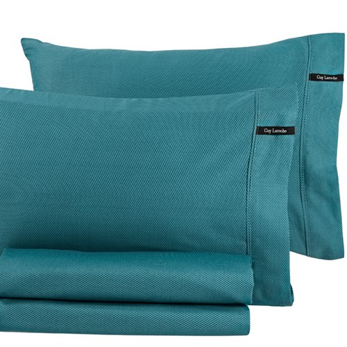 Ζεύγος Μαξιλαροθήκες Guy Laroche Minimal Petrol 50X70