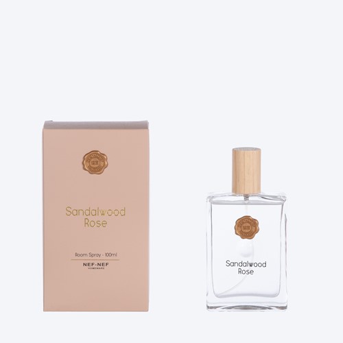 Αρωματικό Σπρεϋ Χώρου Nef-Nef Homeware Sandalwood Rose 100ml