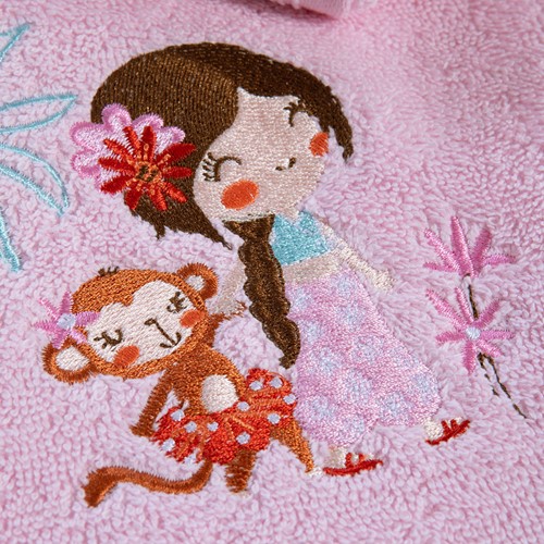 Παιδικές Πετσέτες Nef-Nef Homeware (2ΤΜΧ) Welcome To India Pink