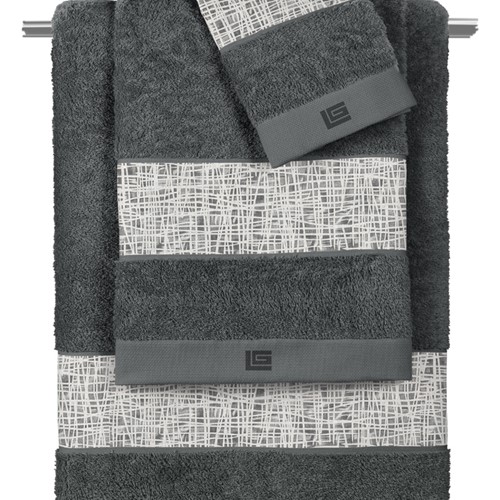 Σετ Πετσέτες Guy Laroche Code Grey-Anthracite (3ΤΜΧ)