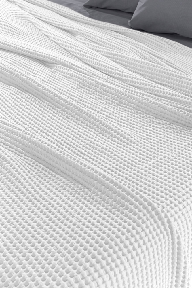 Κουβέρτα Πικέ Μονή Guy Laroche Eternity Snow White 160X240