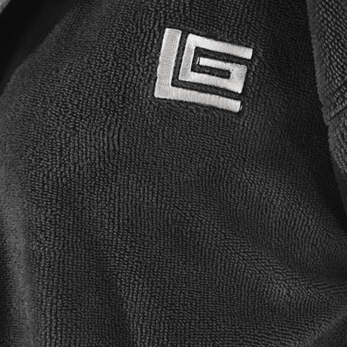 Μπουρνούζι Guy Laroche Monogram Black X.Large