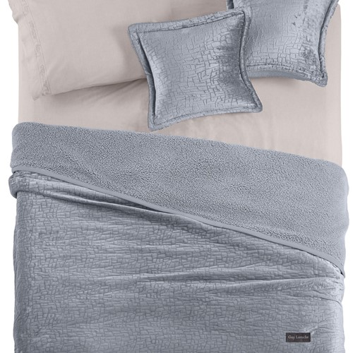 Κουβέρτα Μονή Guy Laroche (Σετ) Bolzano 160X220 Silver