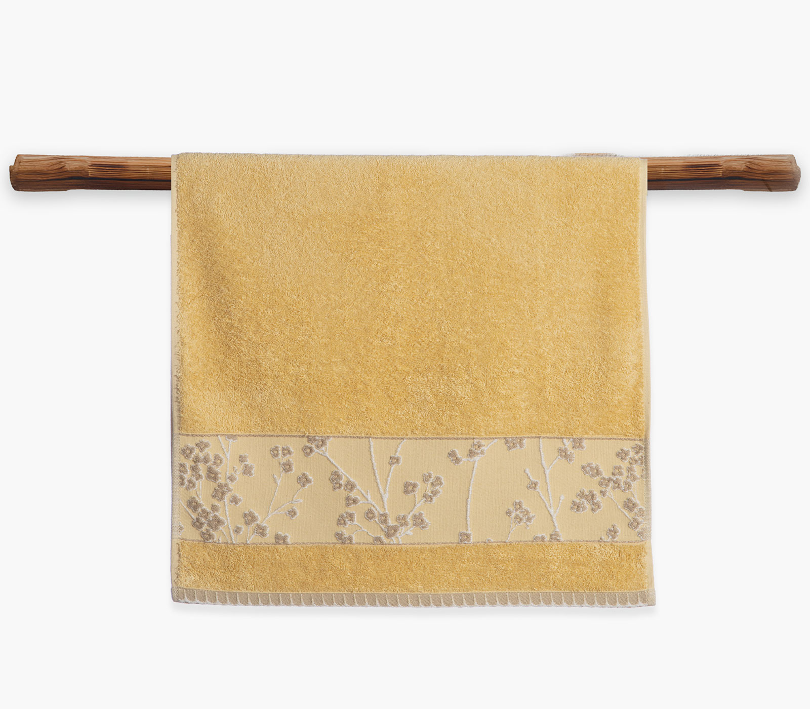 Πετσέτα Προσώπου Nef-Nef Homeware Floriva 50X90 Yellow