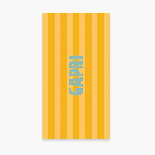 Πετσέτα Θαλάσσης Nef-Nef Homeware Capri 80x160 Yellow